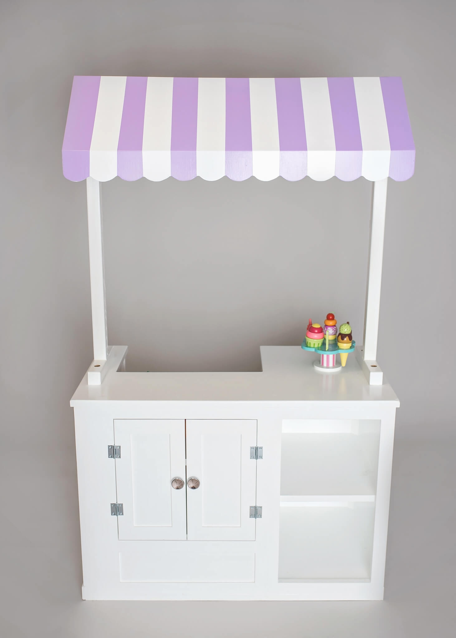 ICE CREAM PARLOR PLAY STAND  INTERCHANGEABLE THEMES - Styled By Mama