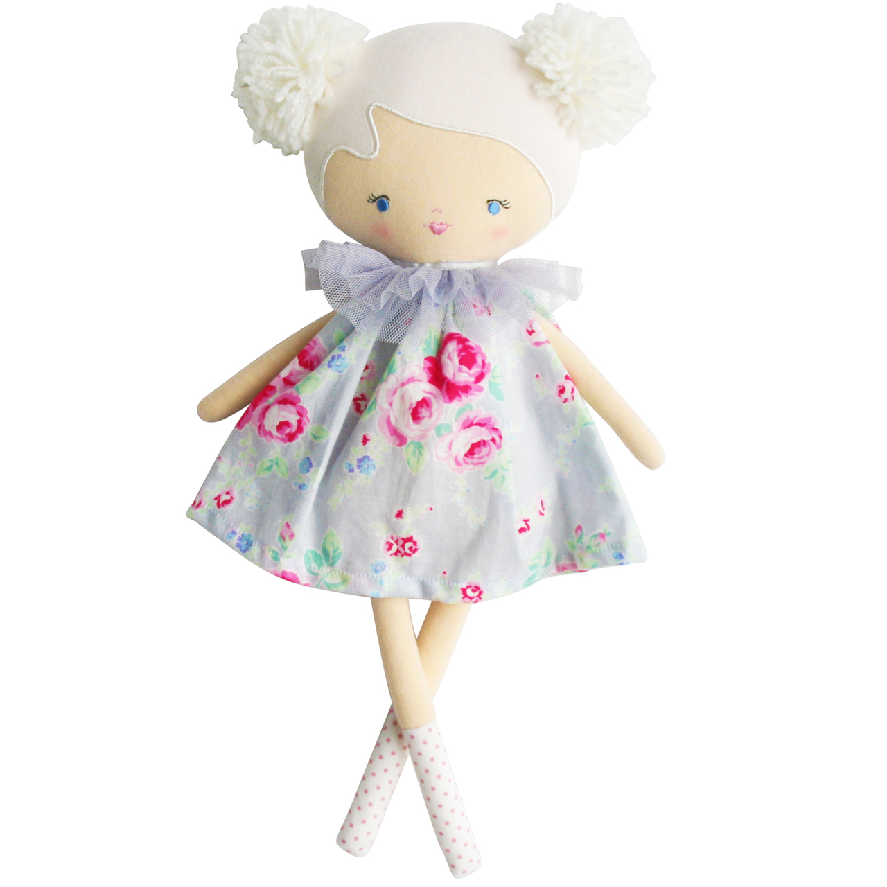 Baby Ellie Doll | Silver Floral - Styled By Mama